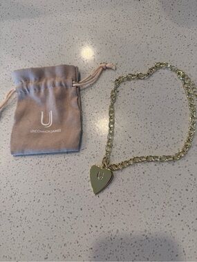 Uncommon James “Big Love” Gold Heart Pendant Chain Necklace